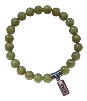 Peridot Bracelet RELEASE NEGATIVE PATTERNS - zen jewelz