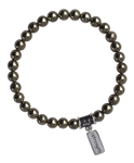 Iron Pyrite Bracelet SHIELD OF PROTECTION - zen jewelz