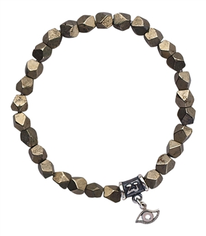 Iron Pyrite Bracelet PROTECT ME - zen jewelz