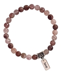 Strawberry Quartz Bracelet BLISS - zen jewelz