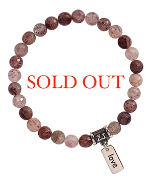 Strawberry Quartz Bracelet BLISS - zen jewelz