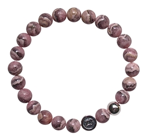 Rhodochrosite Bracelet BE POSITIVE - zen jewelz