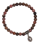 Rhodonite Bracelet LOVE IS IN THE AIR - zen jewelz