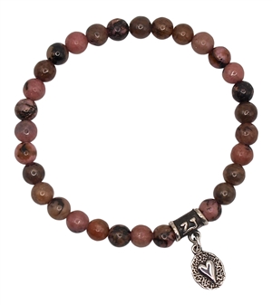 Rhodonite Bracelet LOVE IS IN THE AIR - zen jewelz