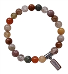 Rutilated Quartz Bracelet LETTING GO - zen jewelz