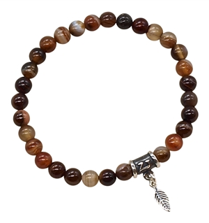 Sardonyx Bracelet FEED YOUR FOCUS - zen jewelz