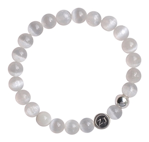 Selenite Bracelet WHITE LIGHT - zen jewelz by ZenJen