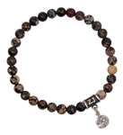 Snowflake Obsidian Bracelet SOLACE - zen jewelz