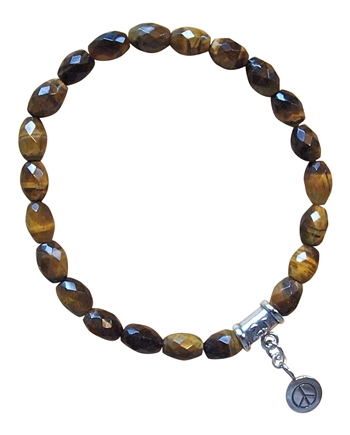 Tiger Eye Bracelet FIND PEACE - zen jewelz