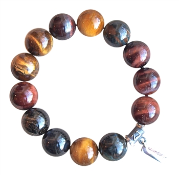 Multi Tiger Eye Bracelet BE FEARLESS - zen jewelz