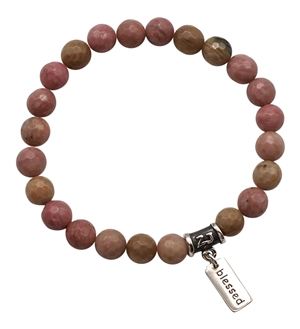 Thulite Bracelet TENDER HEART - zen jewelz