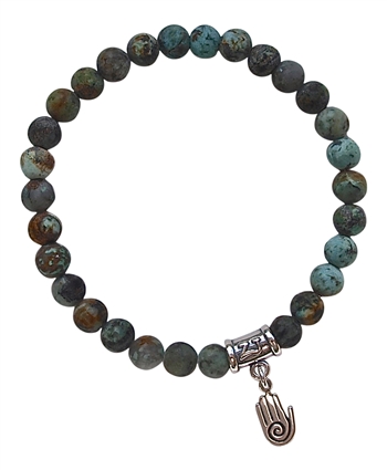 African Turquoise Jasper Bracelet TRANQUILITY - zen jewelz