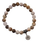 Wood Opalite Bracelet PATIENCE