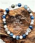 One of a Kind Bracelet FREE YOUR VOICE - zen jewelz