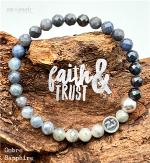 One of a Kind Bracelet FAITH & TRUST - zen jewelz