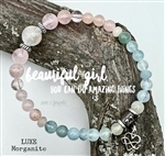 One of a Kind Bracelet MORGANITE - zen jewelz