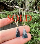 One of a kind Kyanite Gemstone Earrings - zen jewelz