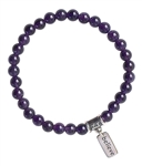 Amethyst Bracelet YOUR SOUL IS YOUR GUIDE - zen jewelz