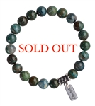 Chrysocolla Bracelet BE BRAVE - zen jewelz