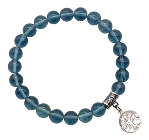 Blue Fluorite Bracelet HIGH VIBES - zen jewelz