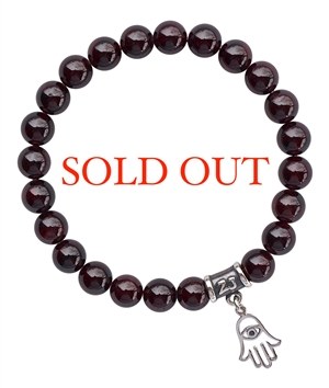 Garnet Bracelet DEVOTION - zen jewelz