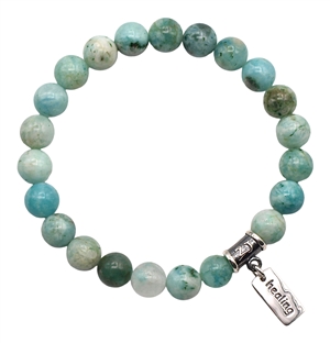 Hemimorphite Bracelet MANIFEST JOY - zen jewelz