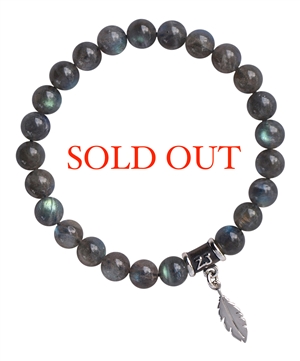 Black Moonstone Bracelet STABILITY - zen jewelz