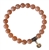 Peach Moonstone Bracelet JUST BREATHE