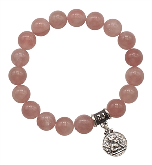 Rose Quartz Bracelet SOAK UP SOME LOVE - zen jewelz