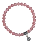 Rose Quartz Bracelet I AM GRATEFUL - zen jewelz