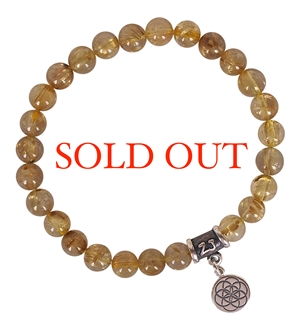 Golden Rutilated Quartz Bracelet SACRED HEALING | zen jewelz