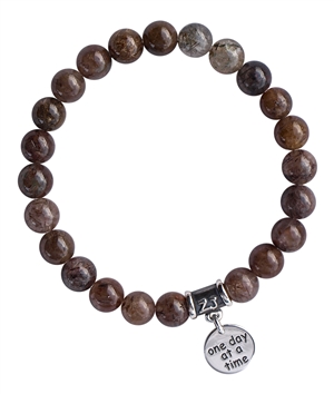 Bronze Rutilated Quartz Bracelet MUSINGS - zen jewelz