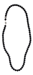 Matte Finish Onyx Necklace - BE POSITIVE - zen jewelz