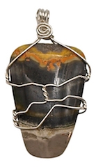 Bumble Bee Jasper Crystal Pendant - zen jewelz