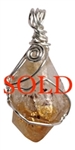 Citrine Crystal Pendant - zen jewelz