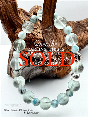 Fluorite Bracelet - zen jewelz