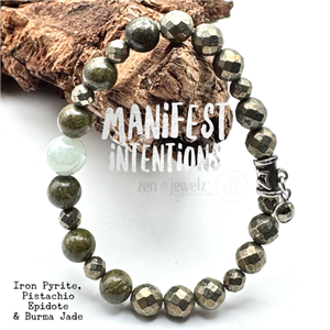 Iron Pyrite Bracelet - zen jewelz