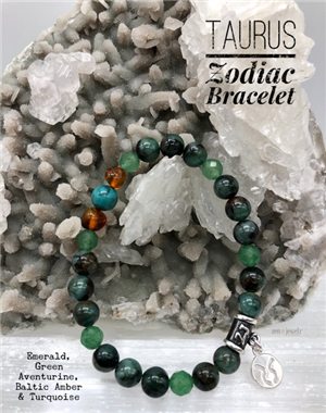 Zodiac Birthstone Bracelet TAURUS - zen jewelz by ZenJen