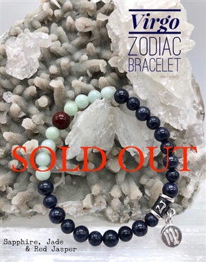 Zodiac Birthstone Bracelet VIRGO - zen jewelz by ZenJen