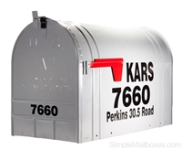 Extra Large Rural Mailbox Aluminum
