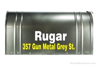 Gun Metal Grey Extra Large Mailbox