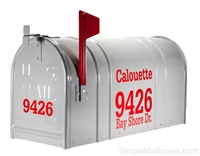 Large Rural Mailbox Aluminum