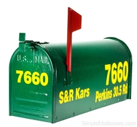 Green Mailbox - Rural Mail  box