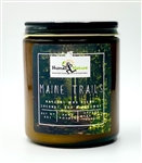 Maine Trails Coconut-Soy-Beeswax Candle Amber Jar