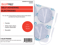 Bodymed Self Adhering Fabric Electrodes ~ 2" x 2" Packs of 4