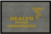 Health Through Chiropractic with Emblem Doormat