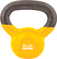 BodySport 12 Lb Kettlebell, Latex-Free, Yellow