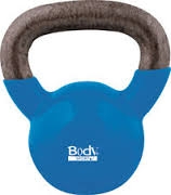 BodySport 18 Lb Kettlebell, Latex-Free, Blue