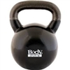 BodySport 50lb Kettlebell, Latex-Free, Black