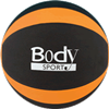 Body Sport Medicine Ball With Illustrated Exercise Guide 18lbs Orange
